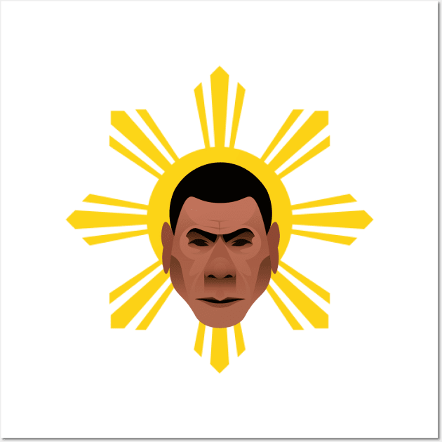 Philippine President Duterte Wall Art by ijoshthereforeiam